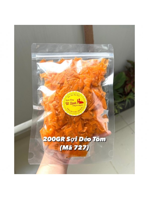 200GR Sợi Dẻo Tôm Tây Ninh Mã 727